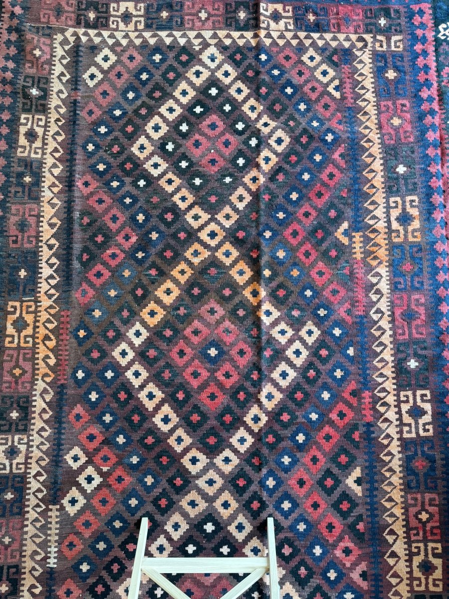 Afghan Uzbek Kilim Rug | 7' 10