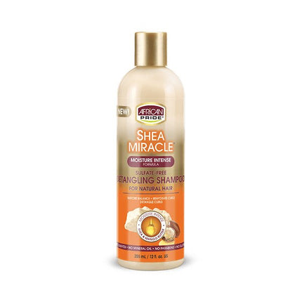 AFRICAN PRIDE SHEA MIRACLE DETANGLING SHAMPOO 12OZ