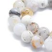 African White Opal Gemstone Bead