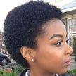 Afro curly Ful Wigs Short Pixie Cut Wig Curly Human Hair Wigs For Black Women
