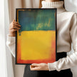 After Mark Rothko - Blue Yellow Red (Colour Field: AI) | Modern Abstract Art (Available handframed or unframed)