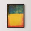 After Mark Rothko - Blue Yellow Red (Colour Field: AI) | Modern Abstract Art (Available handframed or unframed)