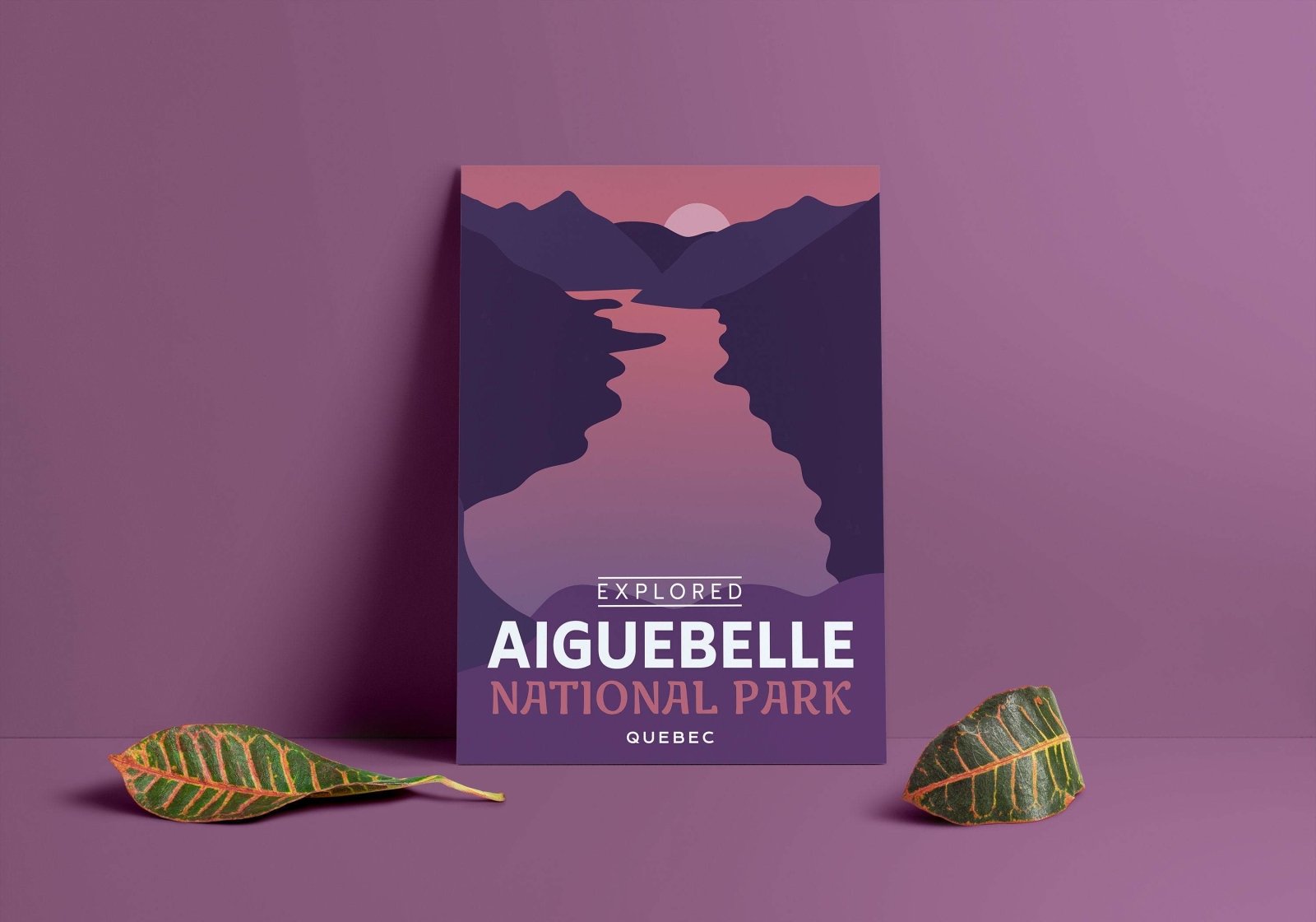 Aiguebelle National Park 'Explored' Poster, Canada Parks