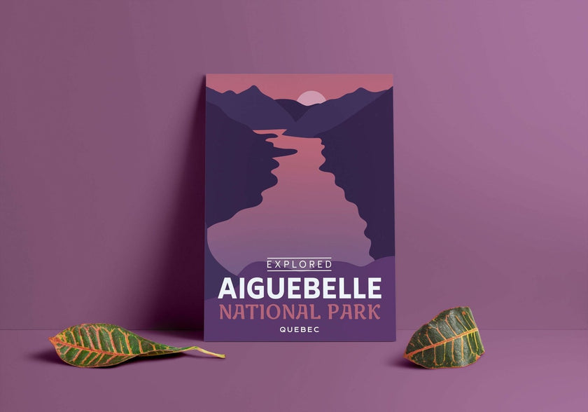 Aiguebelle National Park 'Explored' Poster, Canada Parks