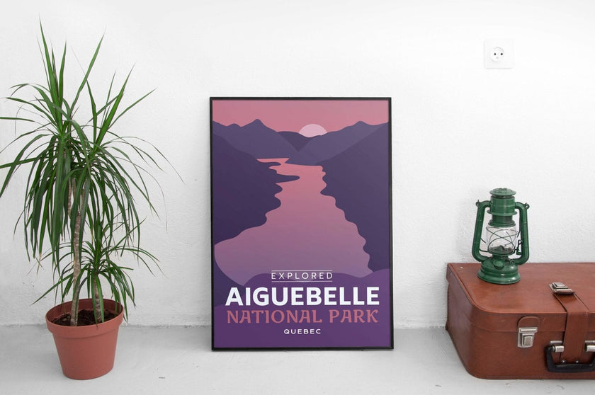 Aiguebelle National Park 'Explored' Poster, Canada Parks
