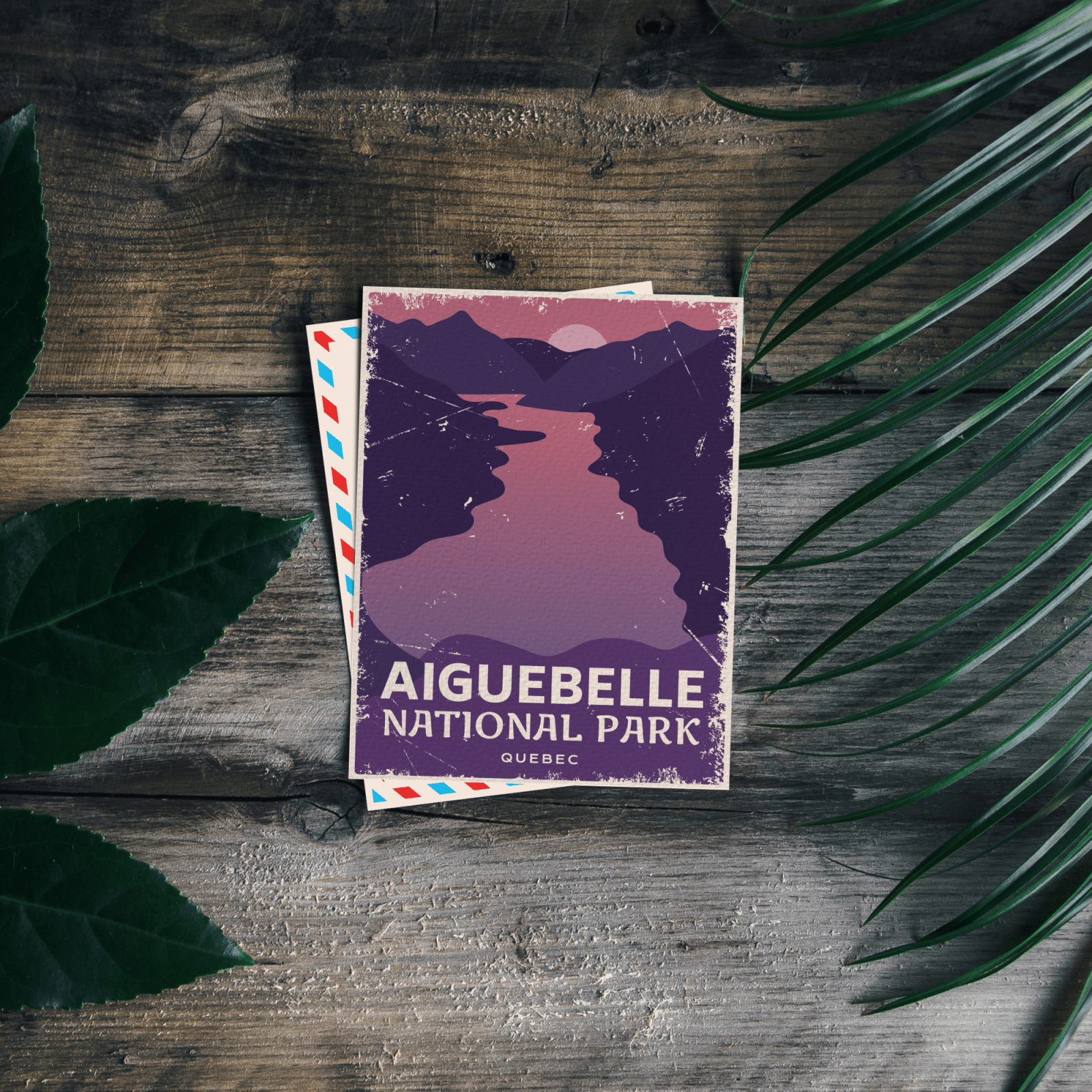 Aiguebelle Quebec National Park Postcard, Canada Parks