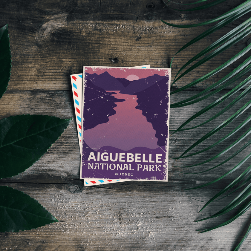 Aiguebelle Quebec National Park Postcard, Canada Parks