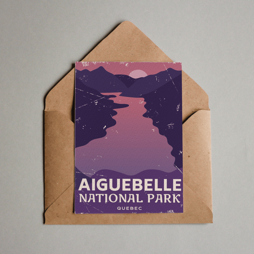 Aiguebelle Quebec National Park Postcard, Canada Parks