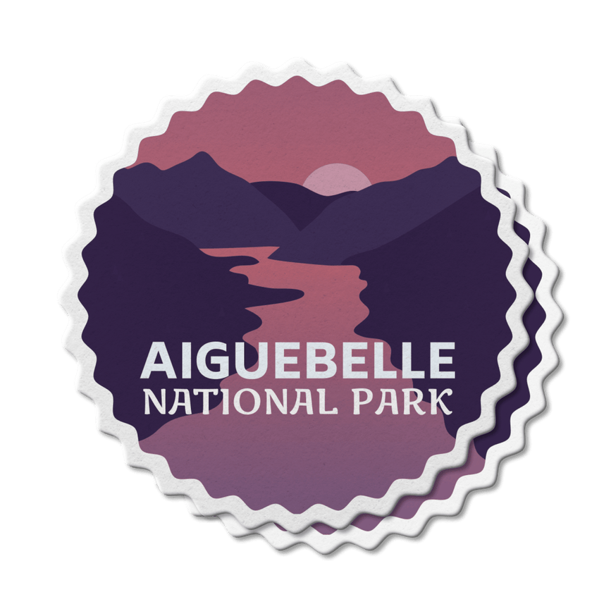 Aiguebelle Quebec National Park Waterproof Vinyl Sticker, Canada Parks