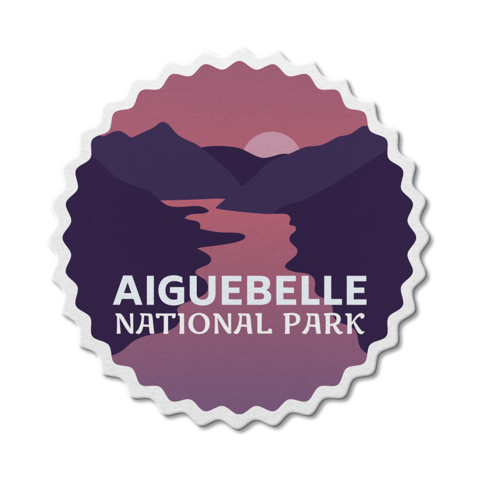 Aiguebelle Quebec National Park Waterproof Vinyl Sticker, Canada Parks