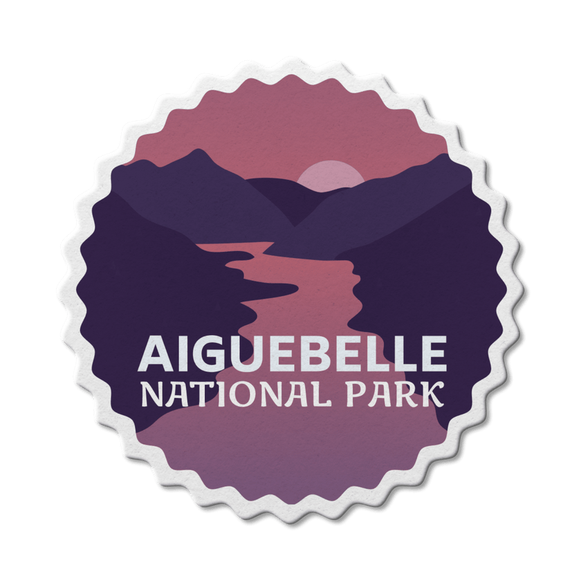 Aiguebelle Quebec National Park Waterproof Vinyl Sticker, Canada Parks