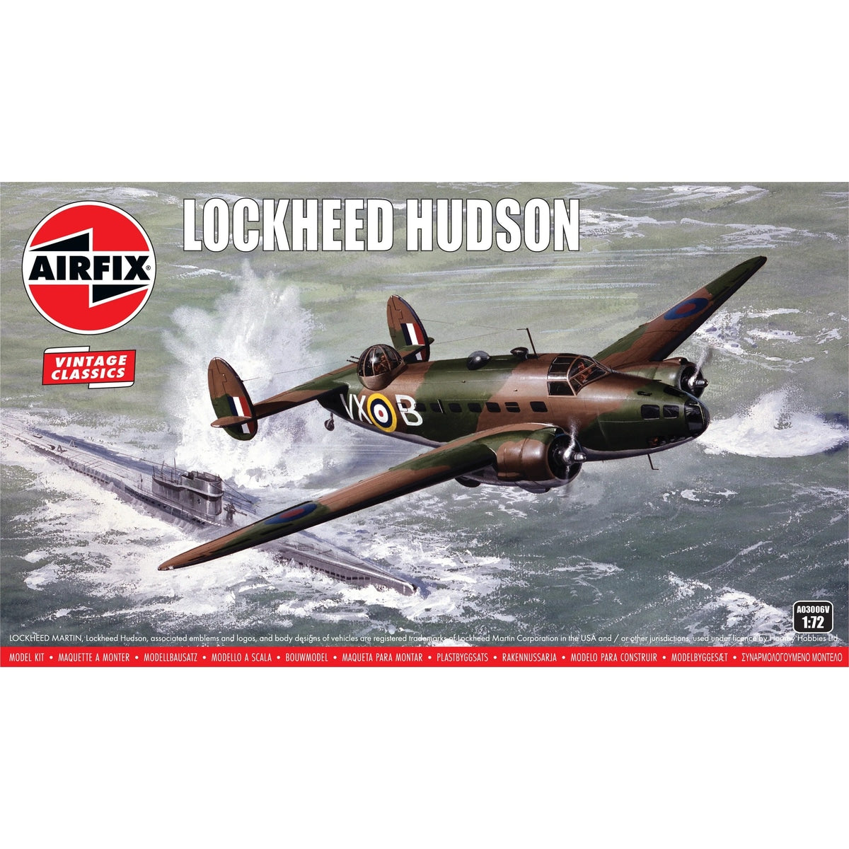 Airfix Lockheed Hudson 1:72 Plastic Model Kit