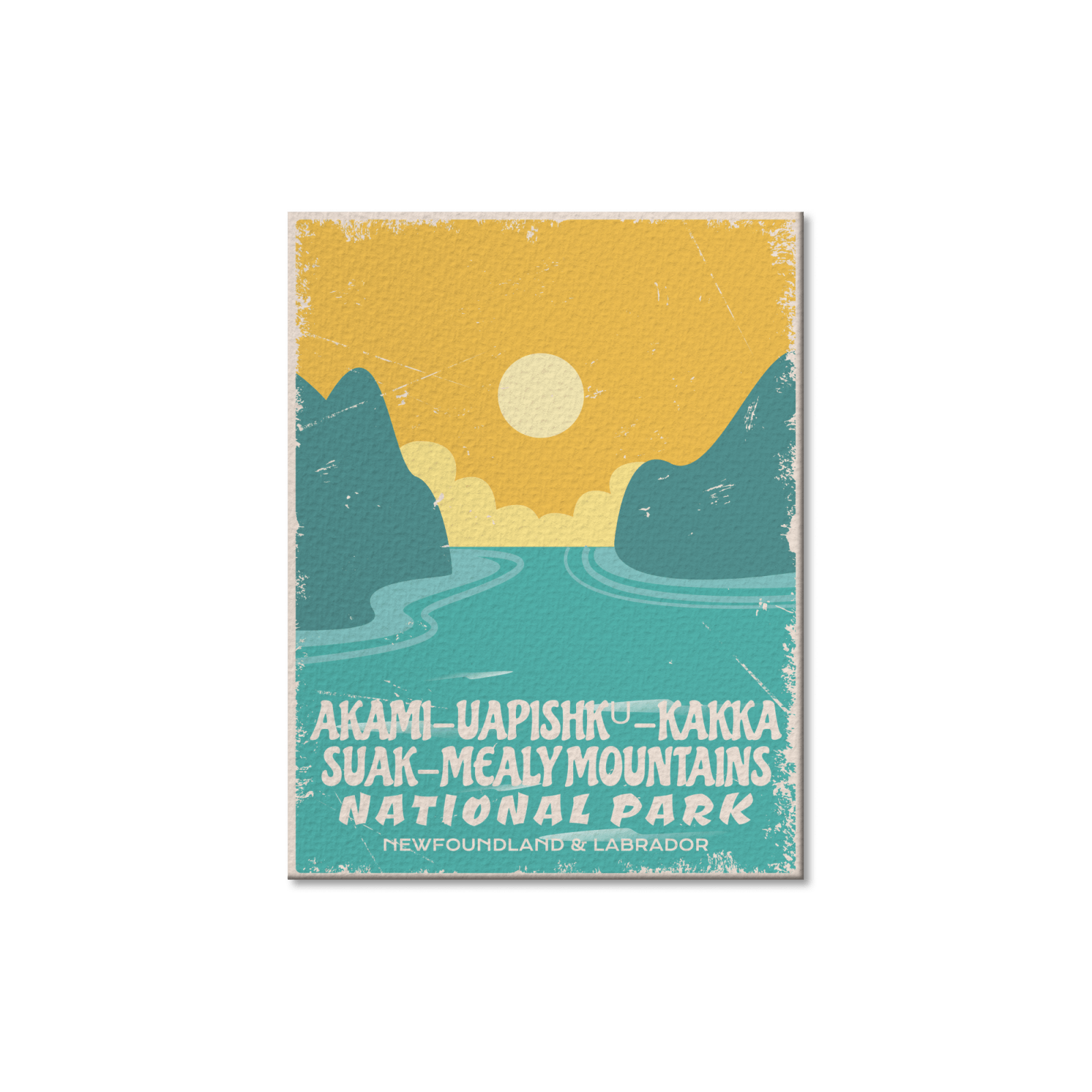 Akami-Uapishku-KakKasuak-Mealy National Park of Canada Postcard, Canada Parks