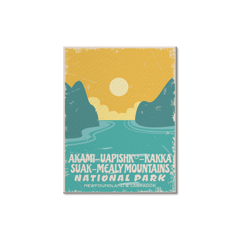 Akami-Uapishku-KakKasuak-Mealy National Park of Canada Postcard, Canada Parks
