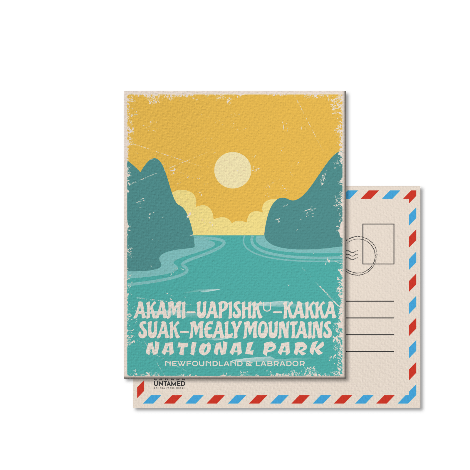 Akami-Uapishku-KakKasuak-Mealy National Park of Canada Postcard, Canada Parks