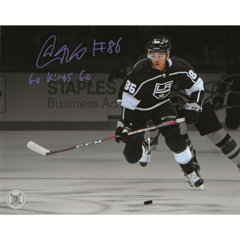 Akil Thomas Autographed Los Angeles Kings Spotlight 8x10 Photo Inscribed 