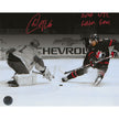 Akil Thomas Autographed Team Canada 2020 World Juniors Golden Goal Spotlight 8x10 Photo Inscribed 