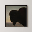 Albert Bierstadt - Buffalo | Famous Vintage Painting (available handframed or unframed) 1x1