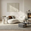 Albi Curved Fabric Sofa