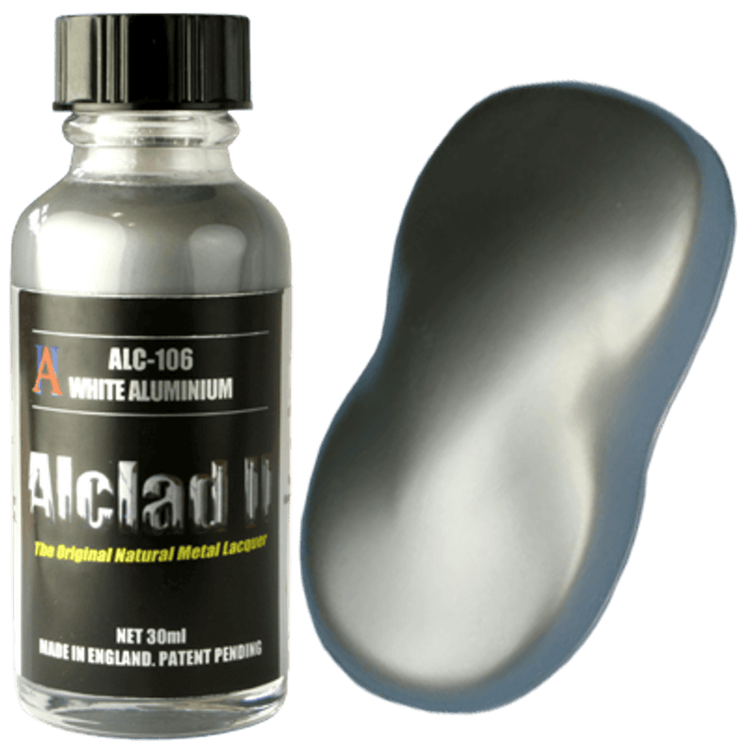 Alclad II 106 White Aluminum Lacquer Paint 30mL NIB
