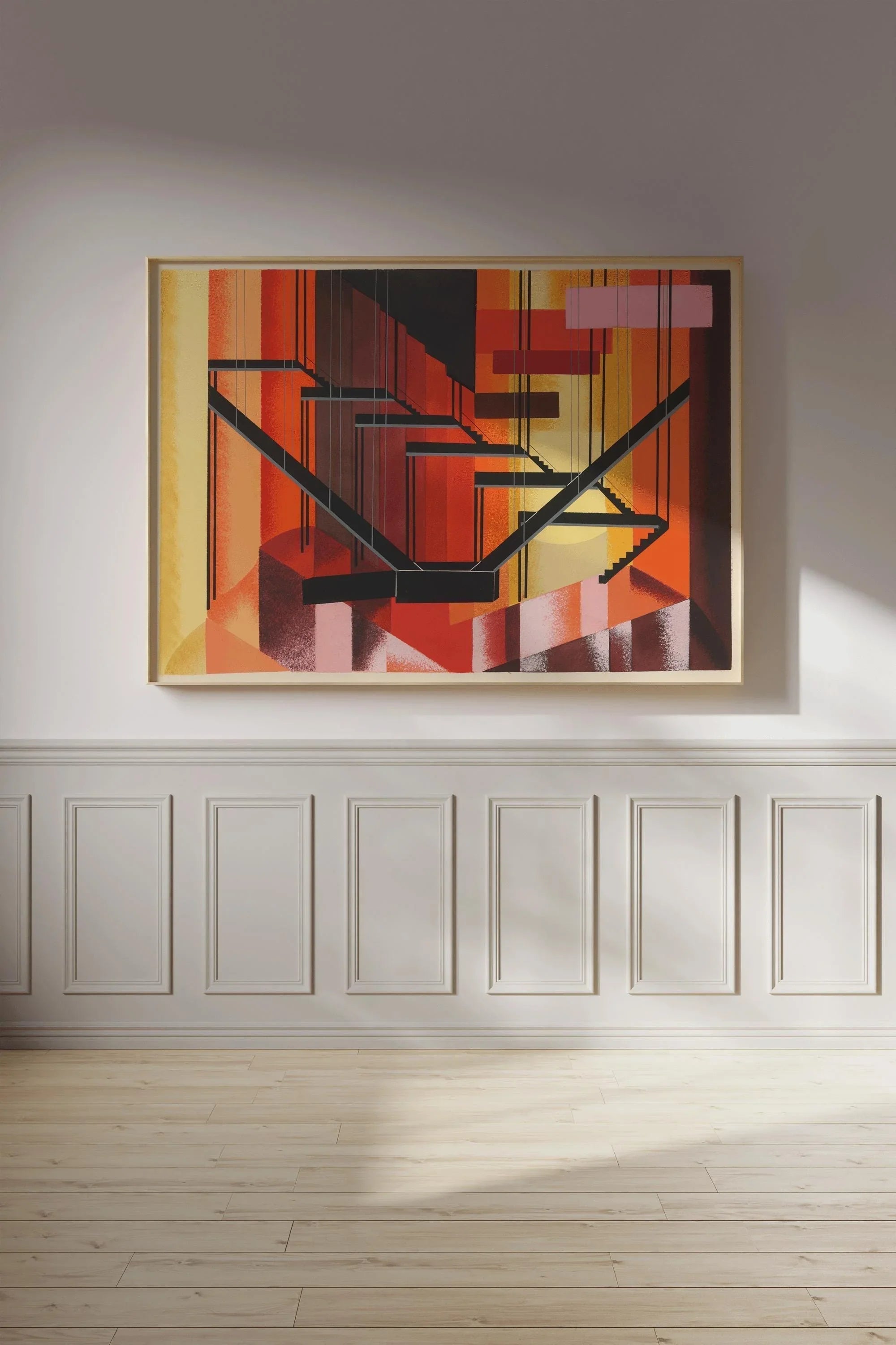 Alexandra Exter - Maquettees de Theatre 13 PRINT | Bauhaus-Inspired Abstract Art | Bold Modernist Wall Decor available framed