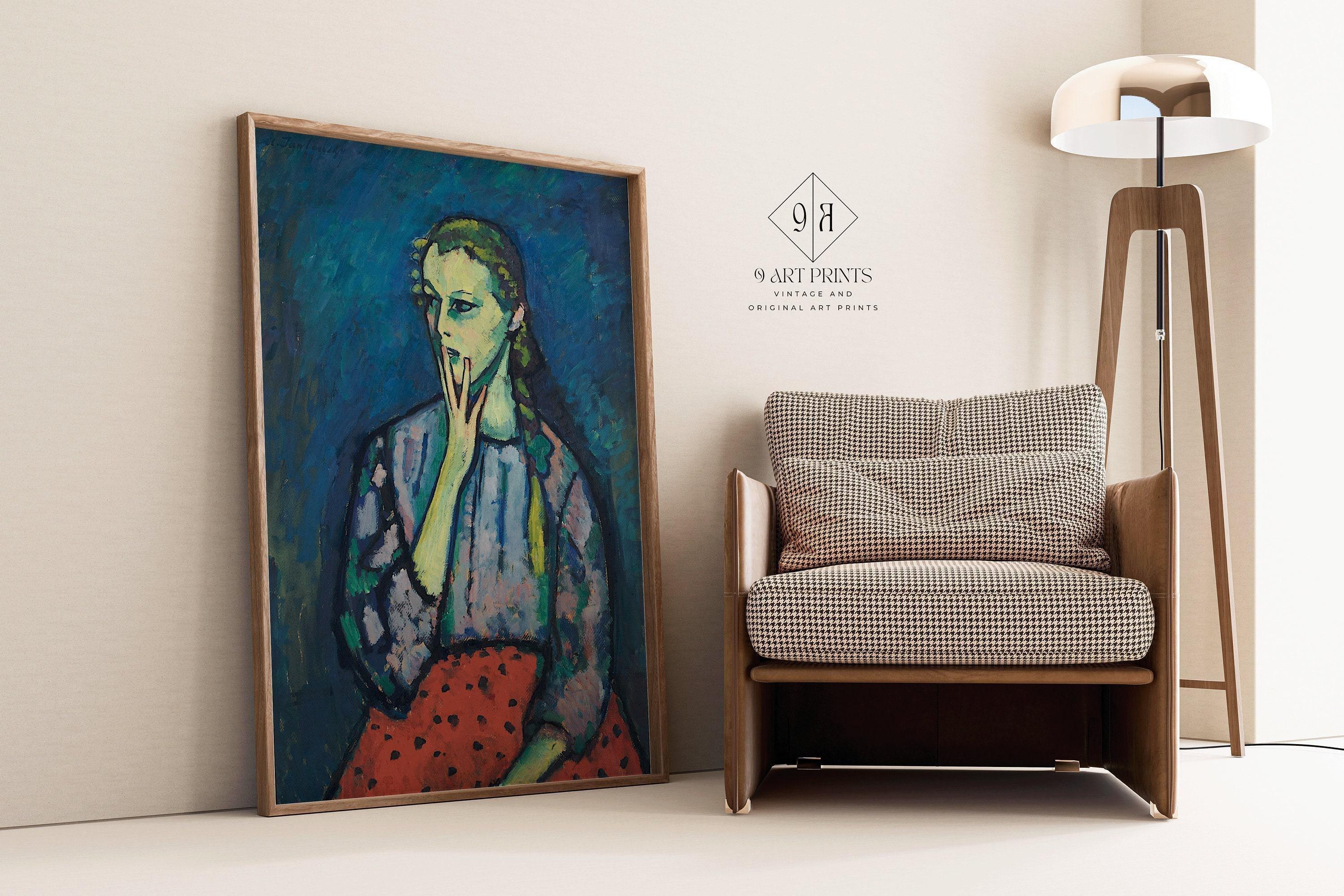 Alexej Von Jawlensky - Portrait of a Girl | Famous Art (available handframed or unframed)