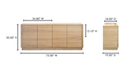 Alfred Round Off Sideboard