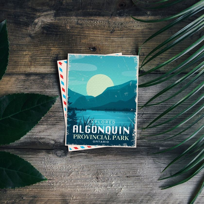 Algonquin Ontario Provincial Park Postcard, Canada Parks
