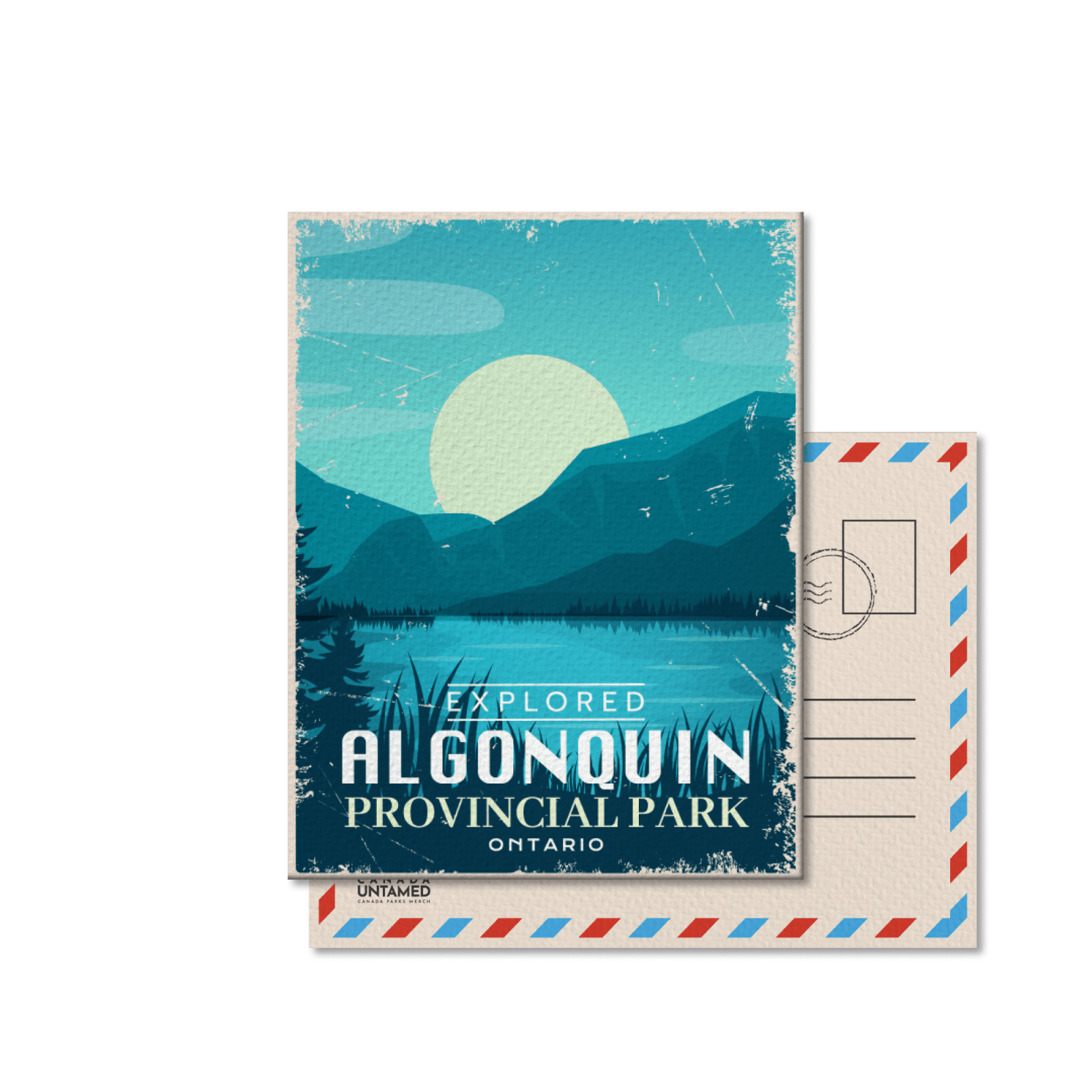 Algonquin Ontario Provincial Park Postcard, Canada Parks