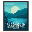 Algonquin Provincial Park 'Explored' Poster, Canada Parks