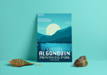 Algonquin Provincial Park 'Explored' Poster, Canada Parks