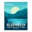 Algonquin Provincial Park 'Explored' Poster, Canada Parks