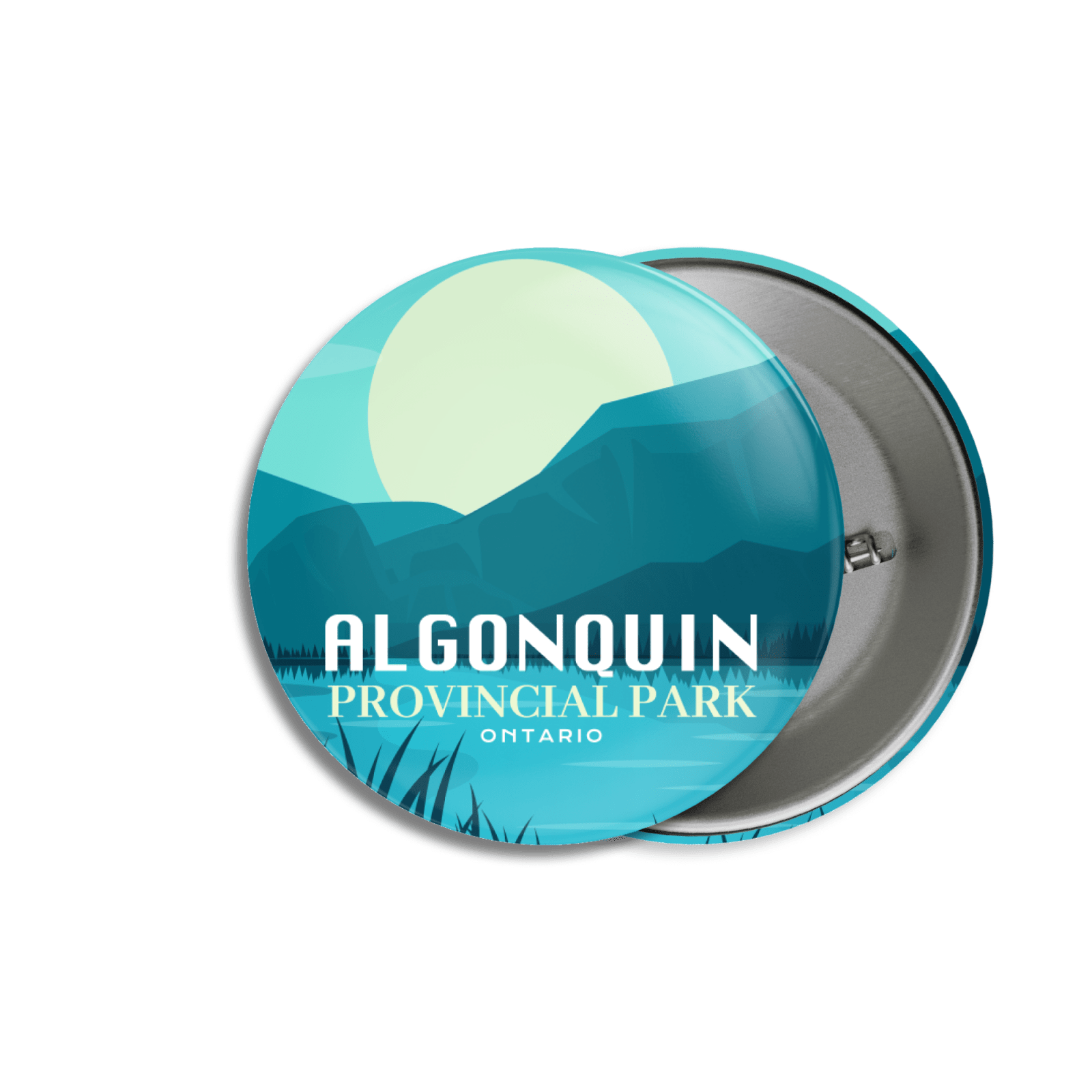 Algonquin Provincial Park of Ontario Pinback Button, Canada Parks