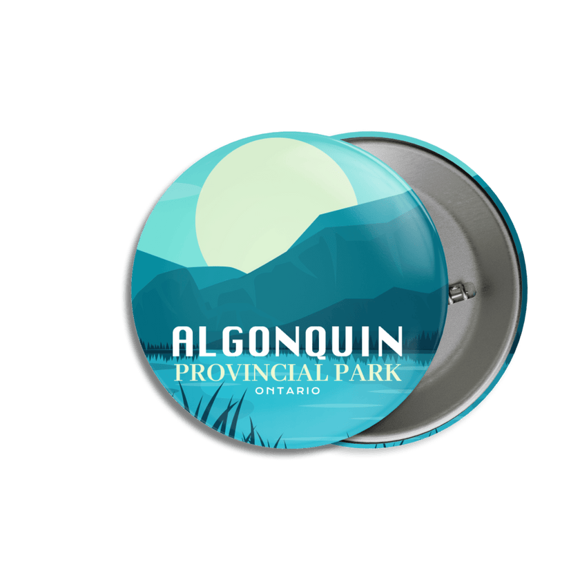 Algonquin Provincial Park of Ontario Pinback Button, Canada Parks