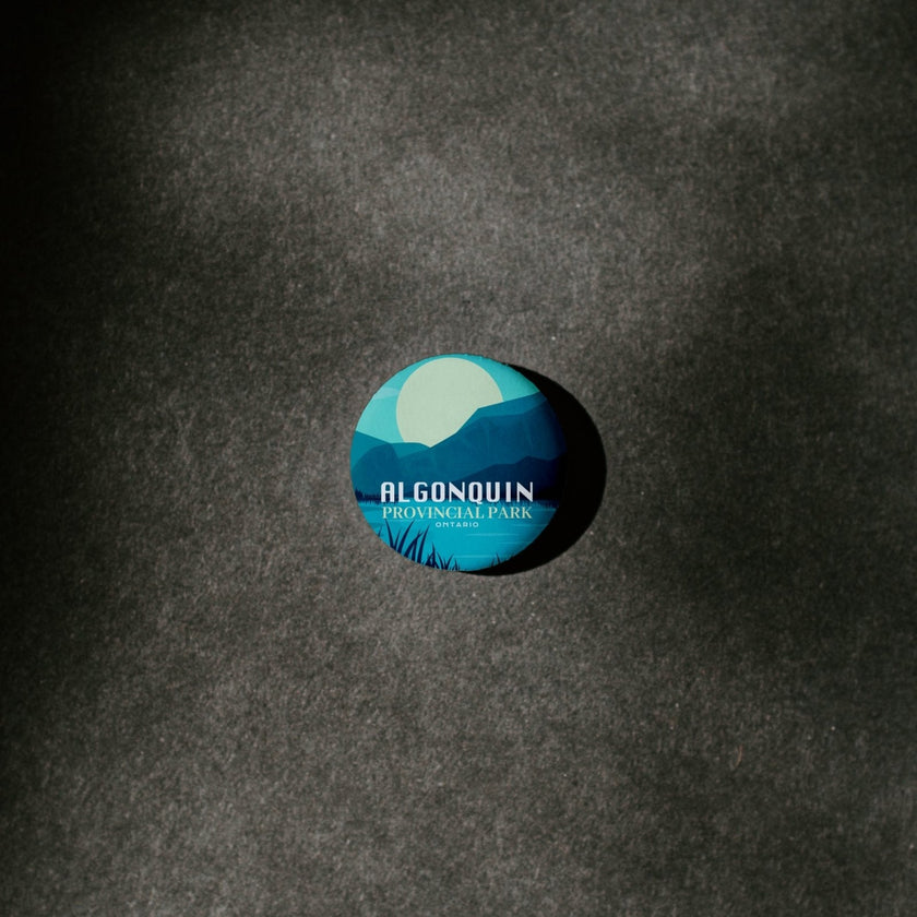 Algonquin Provincial Park of Ontario Pinback Button, Canada Parks