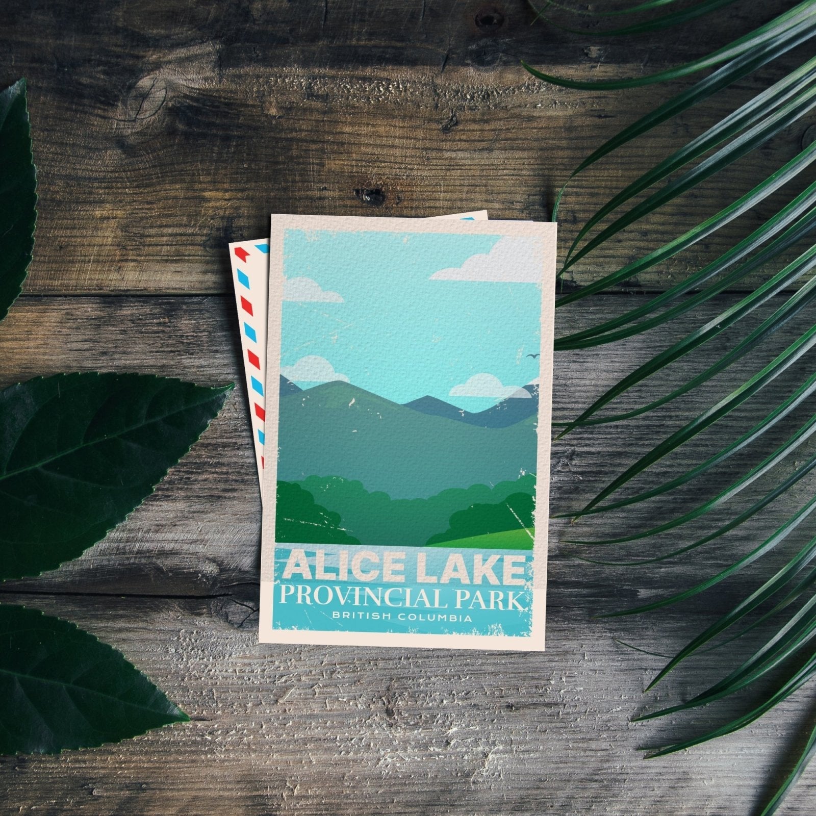 Alice Lake British Columbia Provincial Park Postcard, Canada Parks