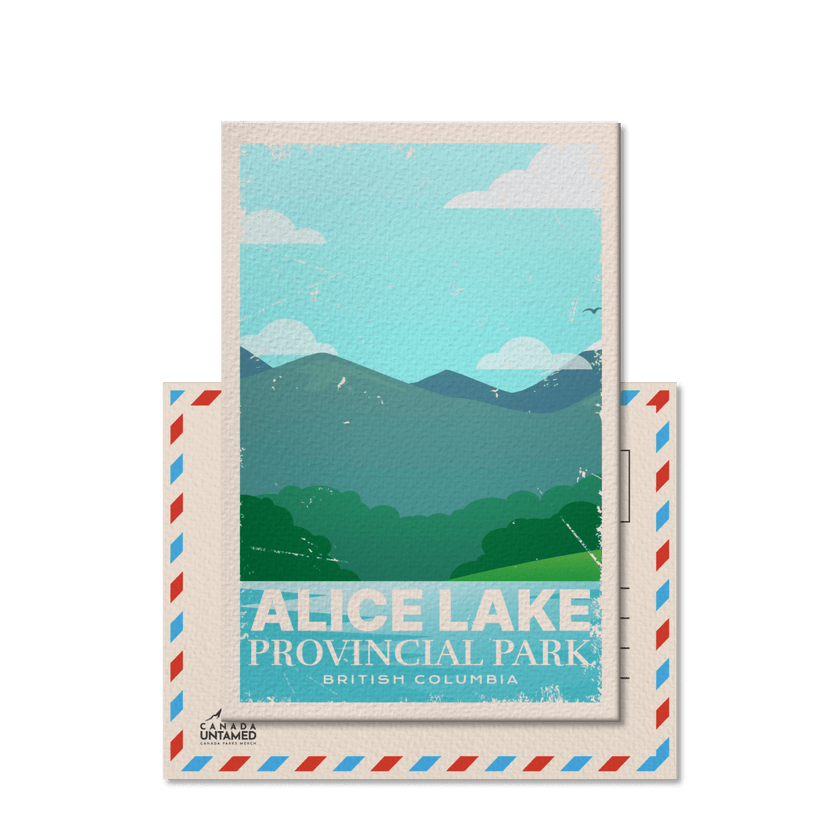 Alice Lake British Columbia Provincial Park Postcard, Canada Parks