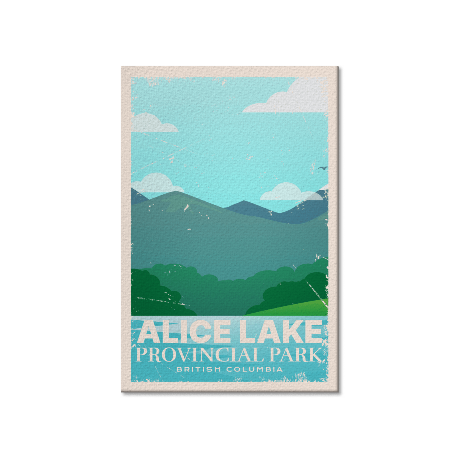 Alice Lake British Columbia Provincial Park Postcard, Canada Parks