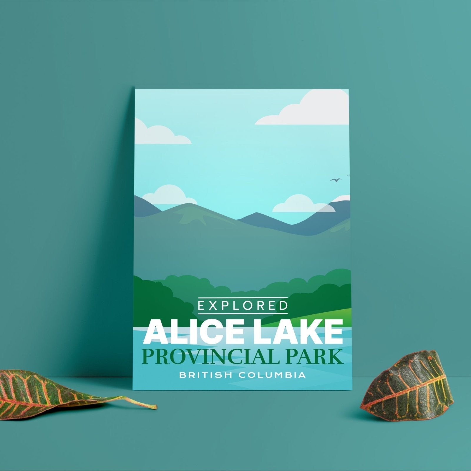 Alice Lake Provincial Park 'Explored' Poster, Canada Parks