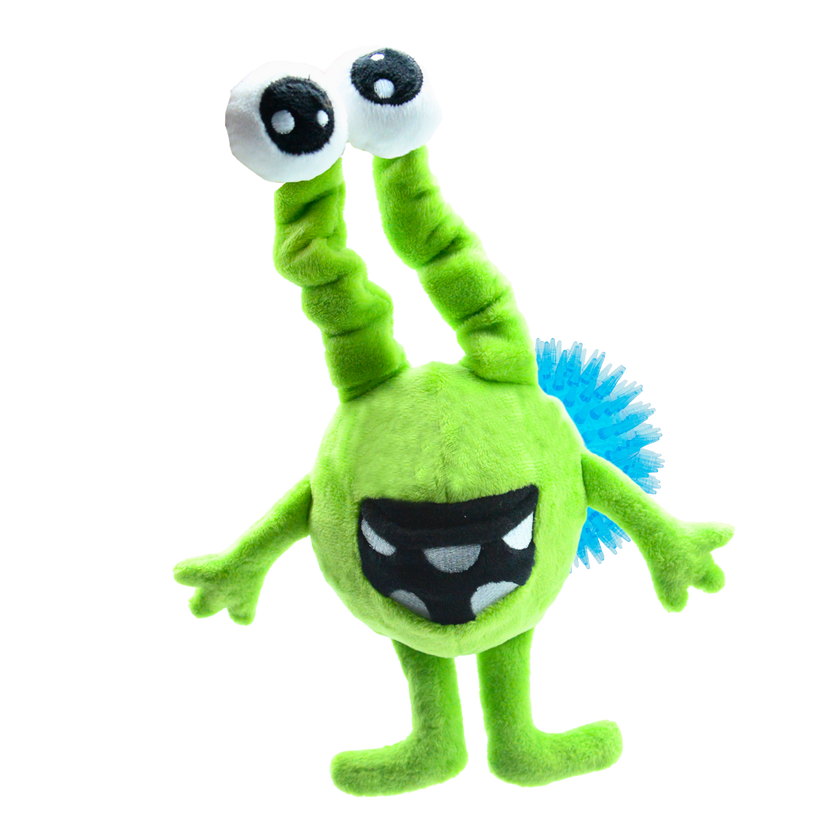 2 in 1 Alien Squeaky Plush Dog Toy | Plush, Squeaky & Interactive Fun