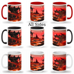Red Demon / Devil - 15 oz Ceramic Mug