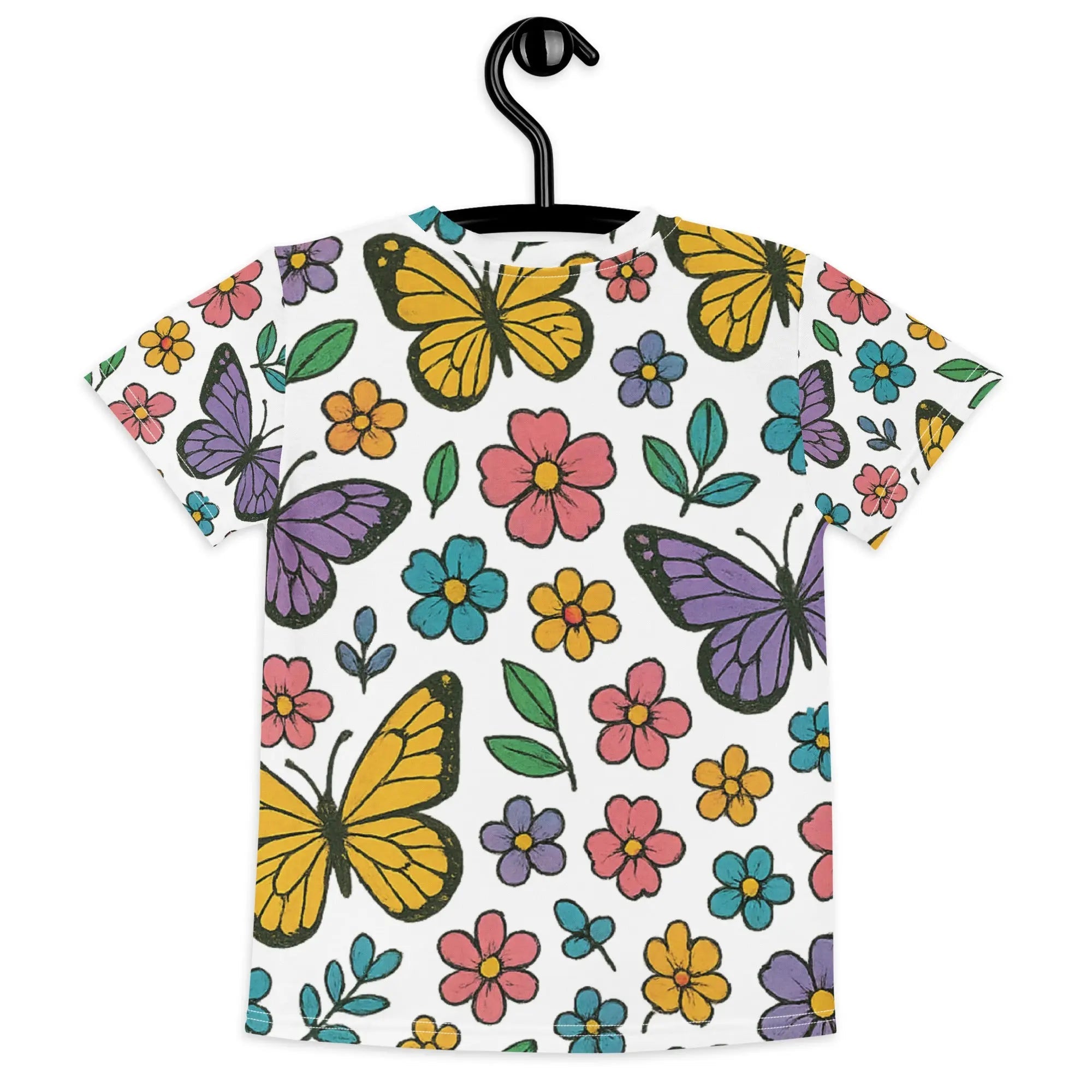 Paper peace Kids crew neck t-shirt - Butterfly Bloom