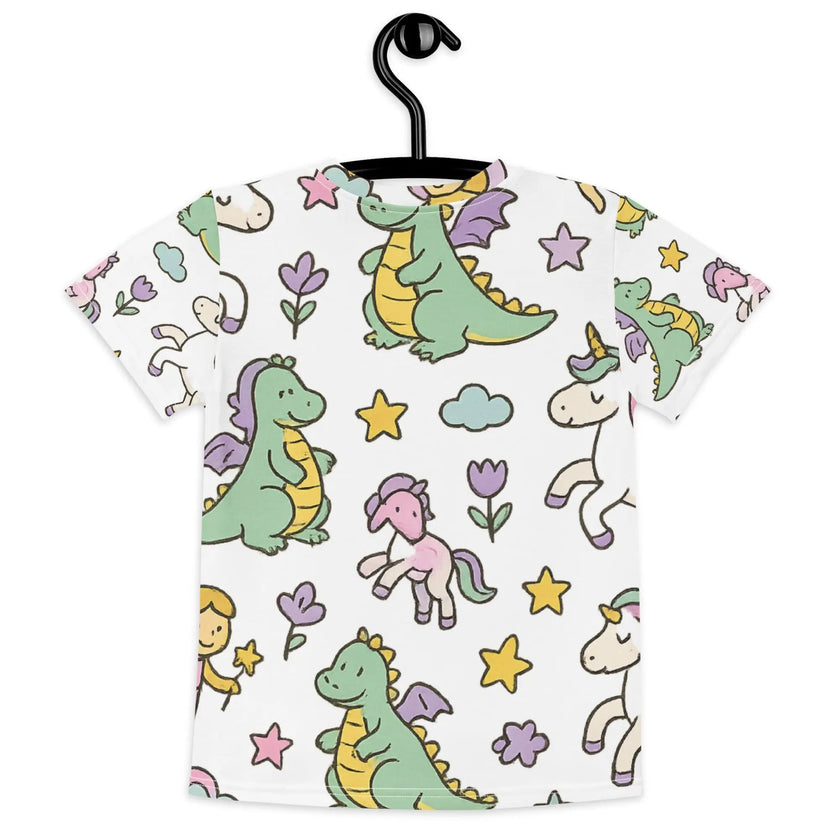 Paper peace Kids crew neck t-shirt - Magical Friends