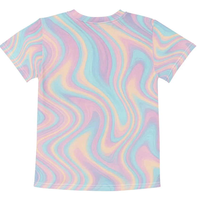 Paper peace Kids crew neck t-shirt - Marble Magic