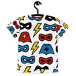 Paper peace Kids crew neck t-shirt - Superhero Symbols
