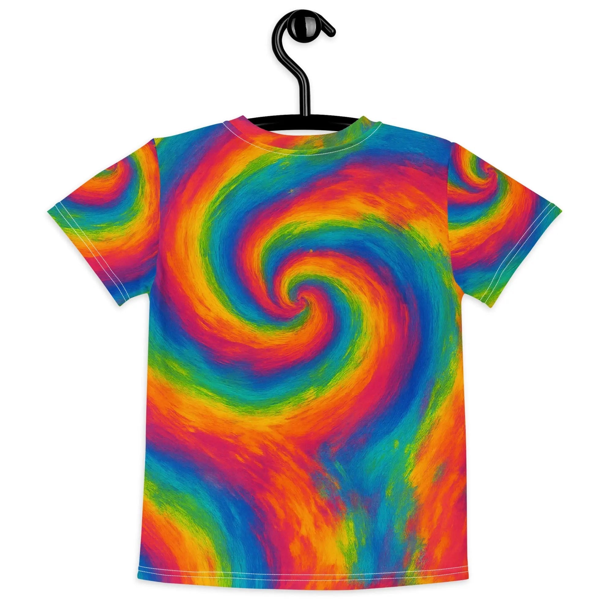Paper peace Kids crew neck t-shirt - Chaotic Tie-Dye