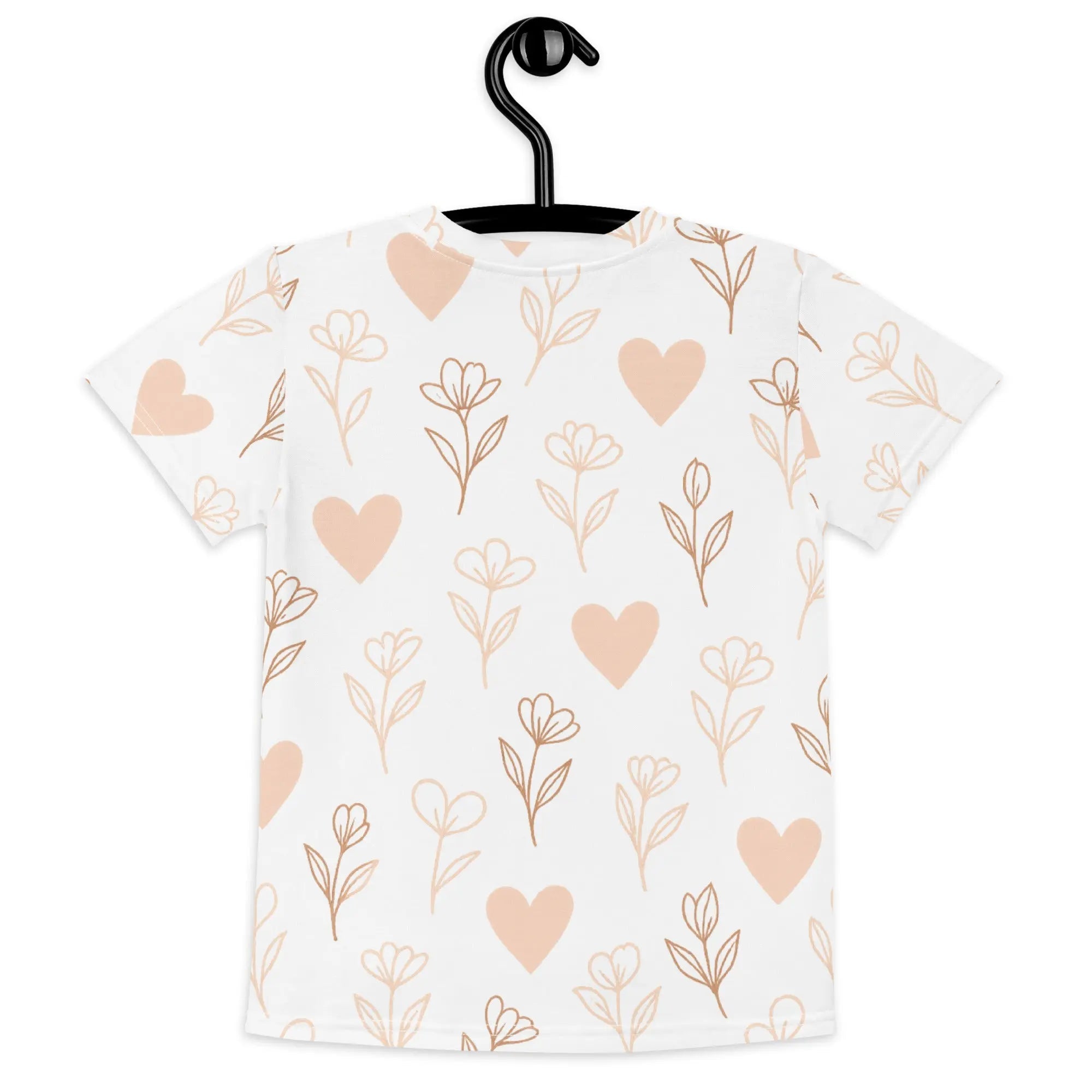 paper peace Kids crew neck t-shirt - Hearts