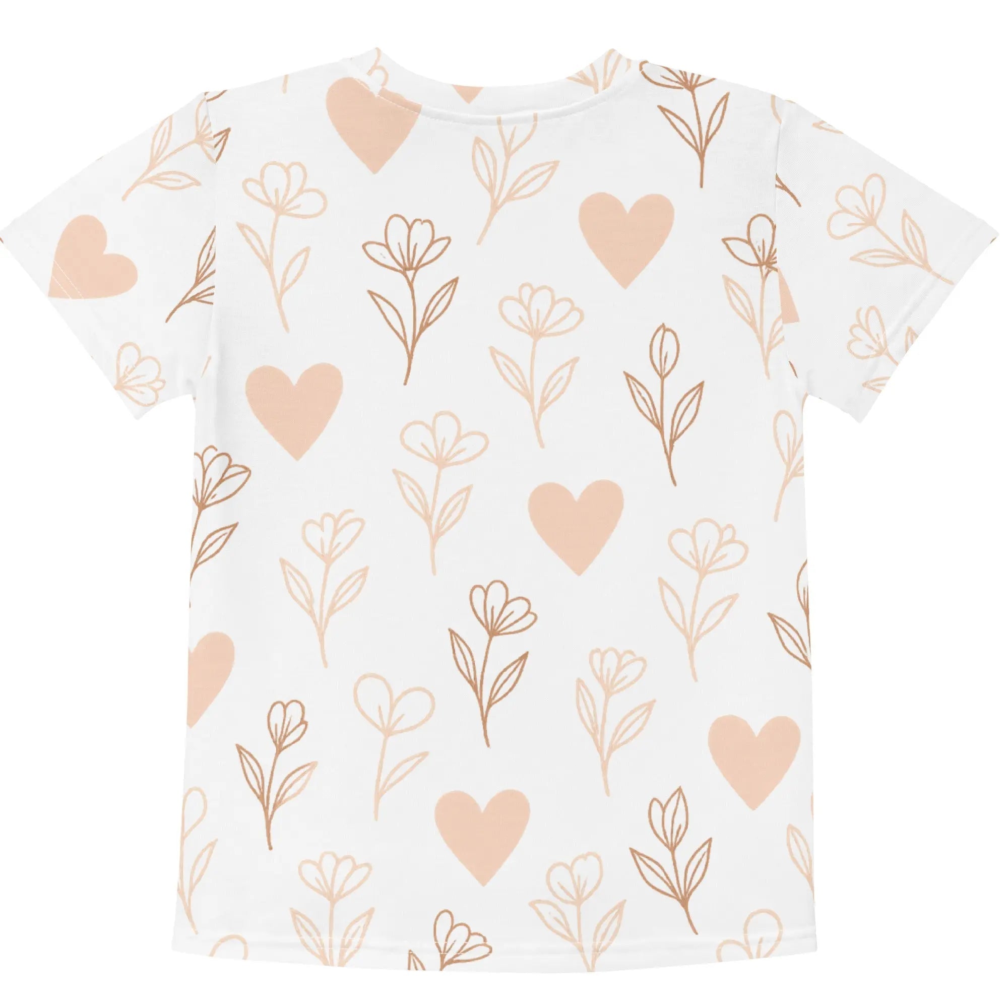paper peace Kids crew neck t-shirt - Hearts