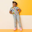 Paper peace Kids crew neck t-shirt - Butterfly Bloom