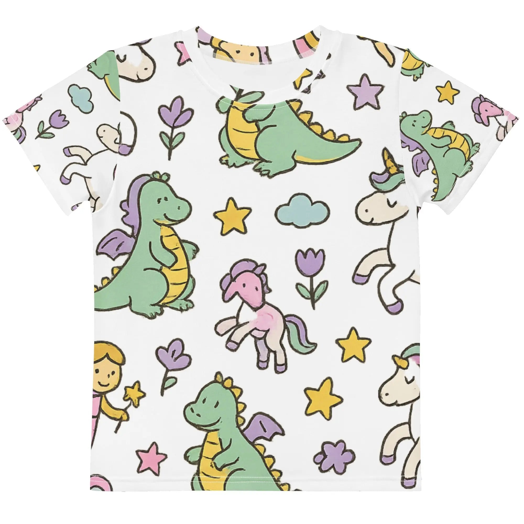 Paper peace Kids crew neck t-shirt - Magical Friends